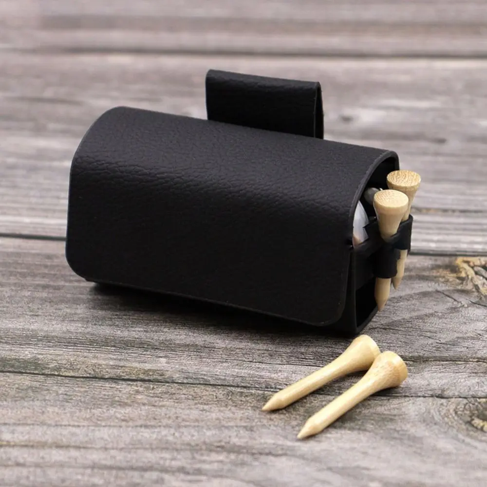

Bag Large Space Waistband Pouch Pack Outdoor Pouch PU Leather Golf Ball Storage Clip Waist Bag Storage Bag Golf Ball Bag