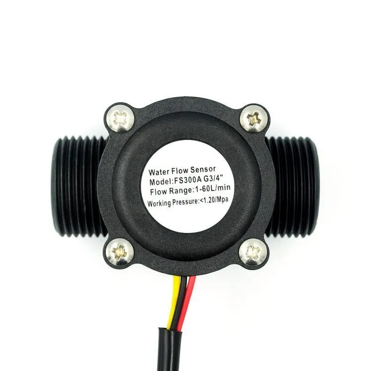1 peça medidor de vazão sensor de fluxo hall controle de água fluxo líquido 1-30l/min 2.0mpa interruptor do sensor YF-S201