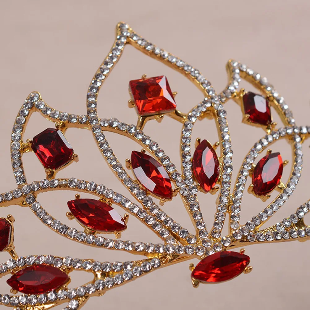 

Crystal Petal Crown Bridal Accessories Wedding Headpiece Adult Tiara Rhinestone Women Hair Hoop Elegant Bridal Crown Bride