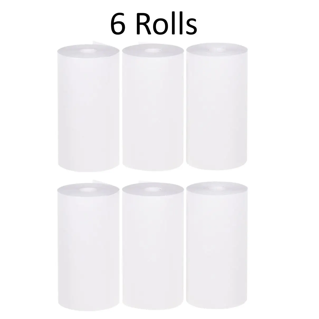 Imagem -06 - Papel Térmico Não Adesivo para Mini Impressora Térmica Preto no Branco sem Papel Pegajoso 3-rolls para Peripage 10 Anos