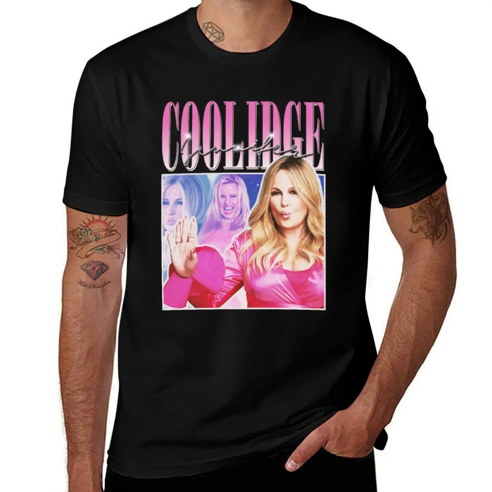 

Jennifer Coolidge Vintage Retro 90s Style Inspired Graphic36 T-Shirt t shirt man plain t shirts for man cotton soft