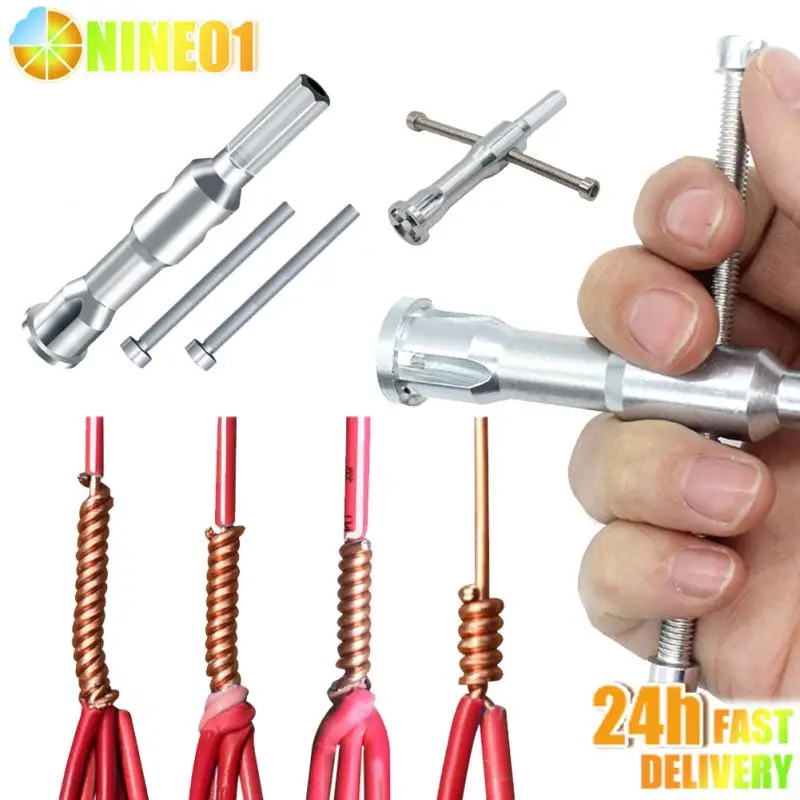 Ferramenta de Fio Torcido Automático Cabo de Linha Stripper Descascar Broca Conector de Torção Artefato de Decapagem Eletricista Ferramenta de Tira de Arame