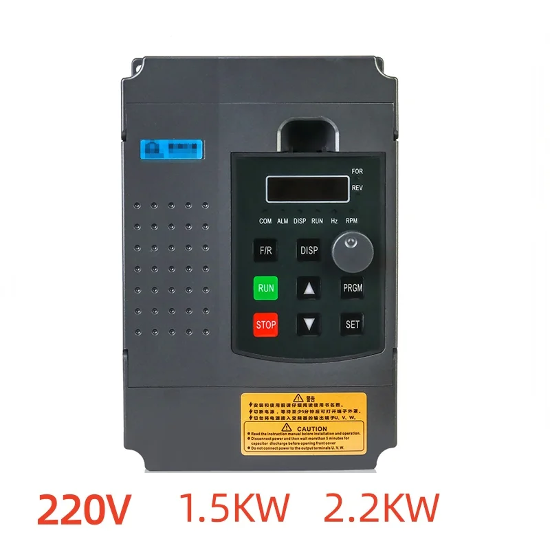 

1.5KW 2.2KW 220V VDF Inverter Single Phase input 220V 3 Phase Output Frequency Converter Adjustable Speed Drive For CNC Motor