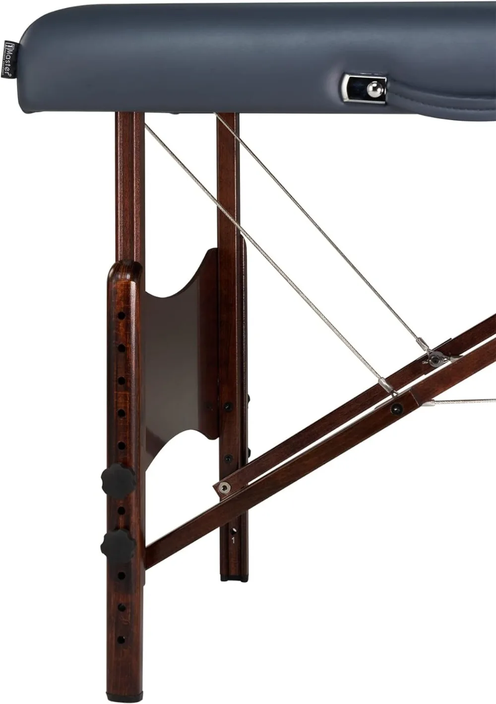 Переносной массажный стол из дерева и дерева, с подушкой 2,5 дюйма, опорными кабелями из стали