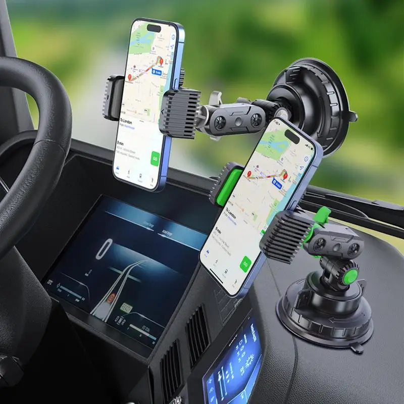 

Suction Cup Phone Holder For Car Vehicle Mount Phone Suction Cup Holder Windshield Smartphones Stand Road Trip Cellphone Base