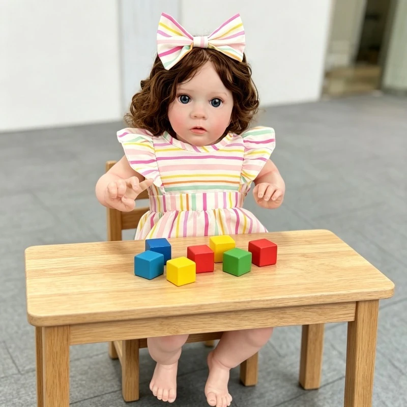 

60CM Huge Doll Real Baby Size Reborn Baby Toddler Girl Doll Missy Drop Shipping