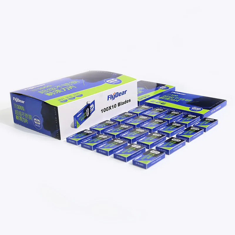 

100PCS Razor Blades For Double Edge Razor, Barber Shop Blades Men Use Disposable Shaving Double Edge Razor Blade