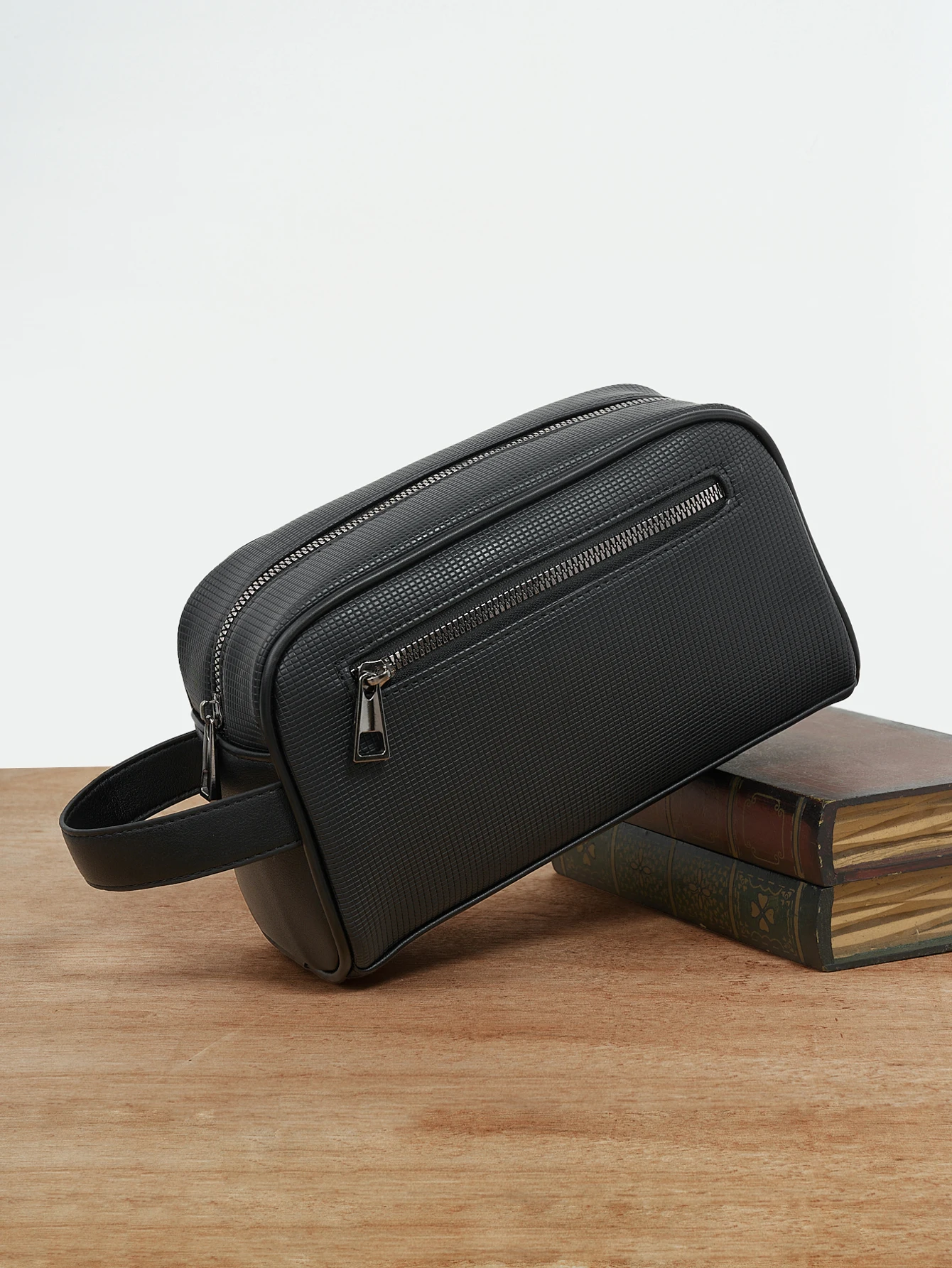 

Retro Commuter Clutch Bag Fashion Business Portable Large Capacity Multifunctional Travel Tote Handbag Cell Phone Bag