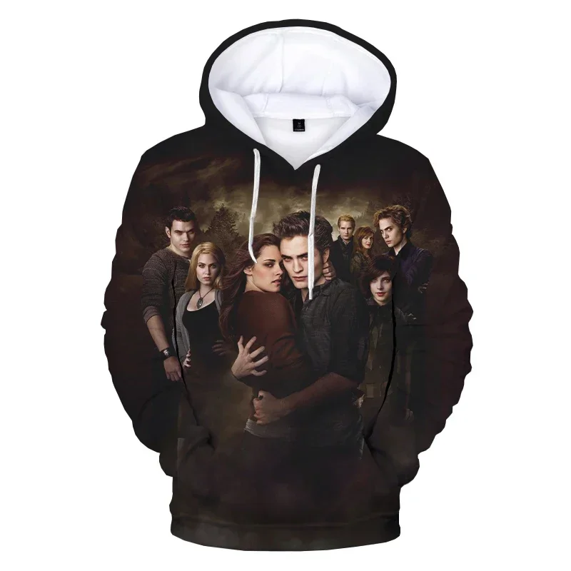 Customization The Twilight Saga 3D Print Hooded Sweatshirts Unisex Harajuku Streetwear Oversized Hoodies Men Fashion Casual Cool
