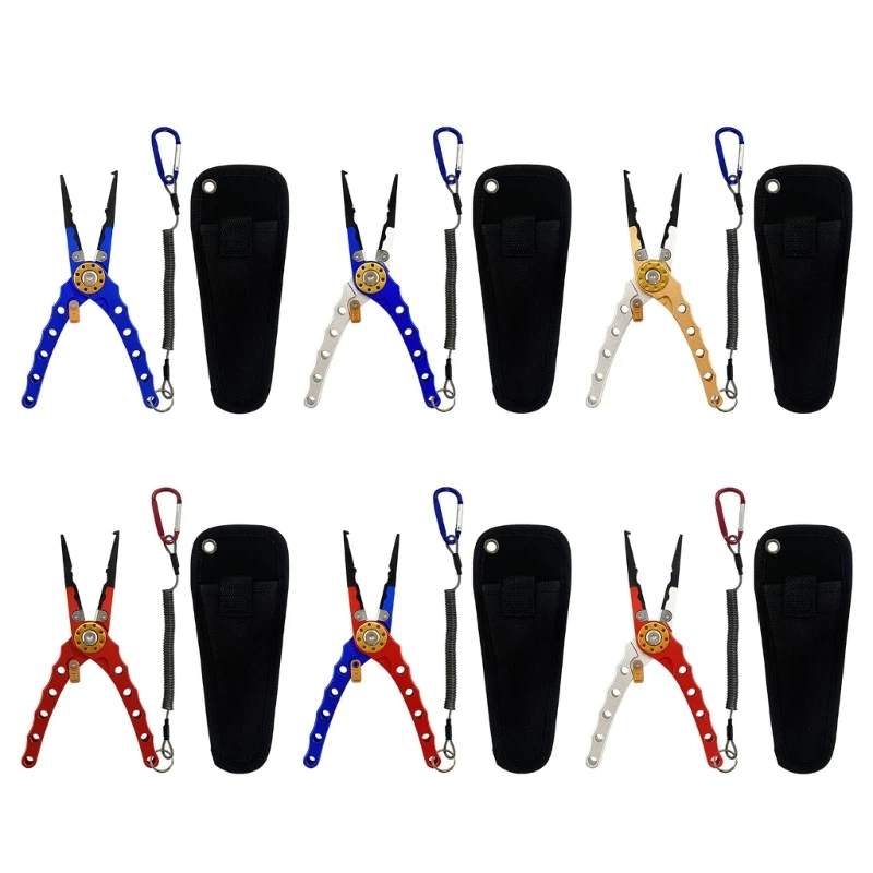 Aluminum Alloy Fishing Lip Holder Fish Plier Grippers Line Cutter Grip Multifunction Grabber Keeper Fish Hook Remover