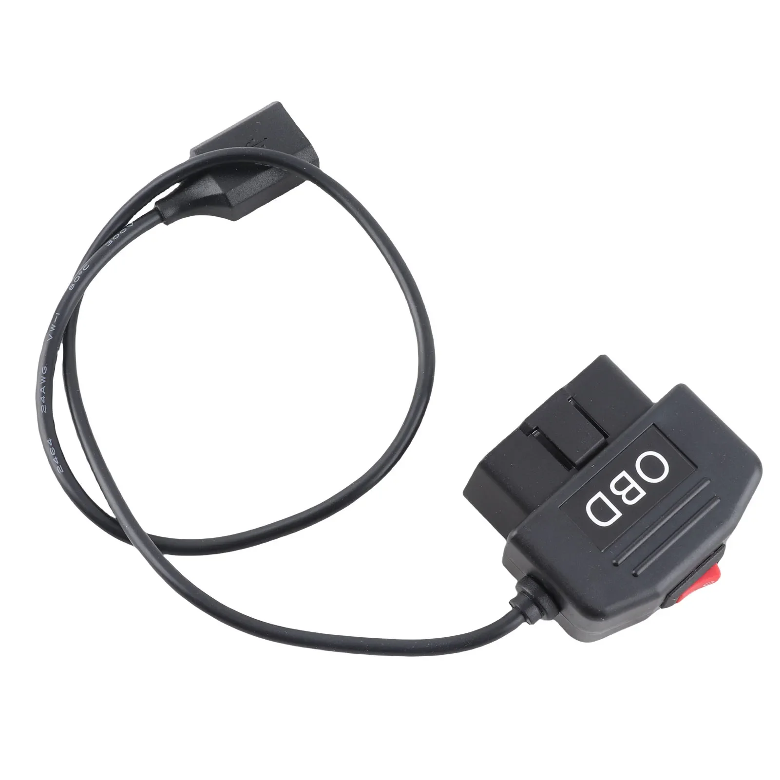 داش كام هاردوير كيت باك لاين Obd إلى USB كابل محول ل داشكام مرآة CarPlay رصد DVR شاحن 24 ساعة شاشة ركن السيارة #3