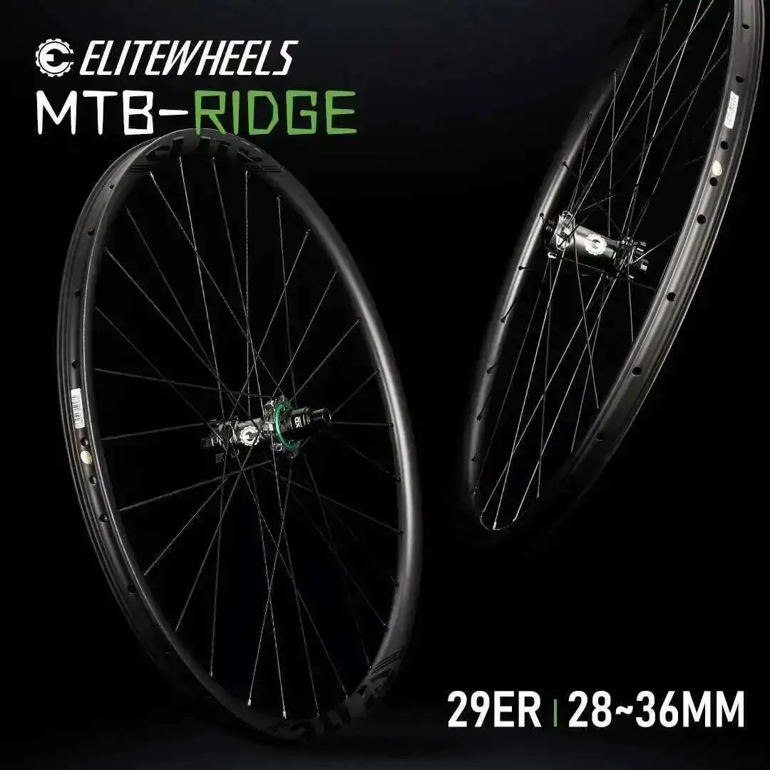 

ELITEWHEELS RIDGE 29er MTB Pillar 1423 Spoke Carbon Wheelset M16 Ratchet System 8 Pawls 80T/320POE M16 boost Hub