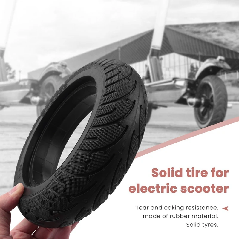 2PCS 8 Inch Electric Scooter Tire 200X50 Solid Tire Rear Tire Replacement Parts Accessories For Speedway RUIMA Mini 4 PRO