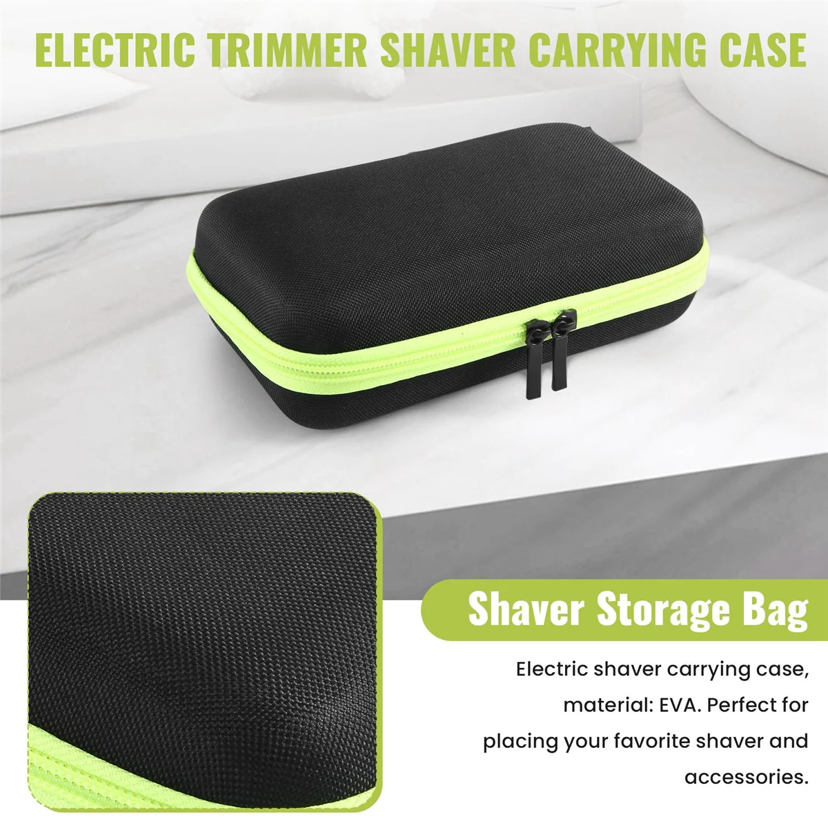 Trimmer-Rasierkoffer für Philips Electric Body, Ersatzklingen