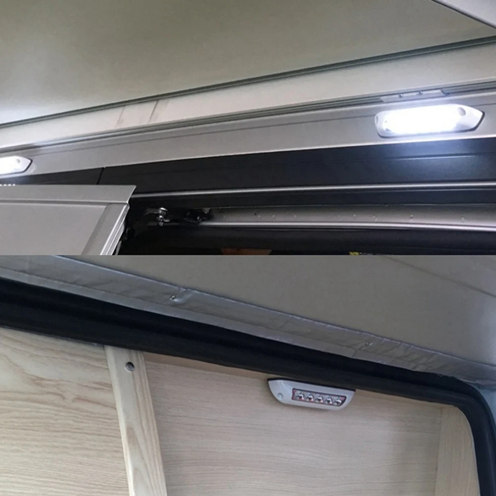 

9 LED Awning Light 12V 24V Waterproof 256Mm Exterior Caravan Motorhome Strip Lamp-ABQA