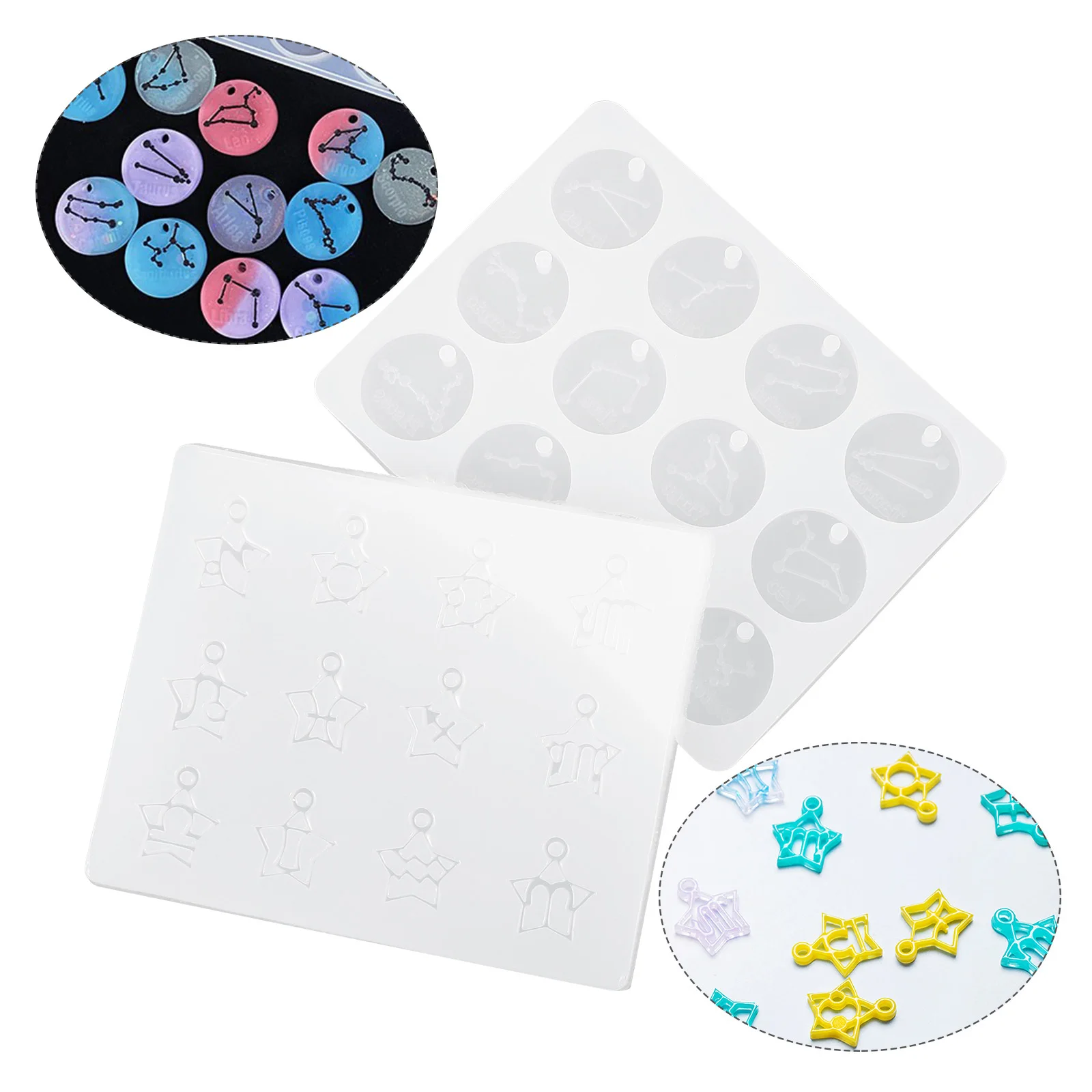 

2 шт. DIY силиконовая форма для изготовления ювелирных изделий, гибкая, легко снимается, креативная подвеска, принадлежности для рукоделия, форма для подвески