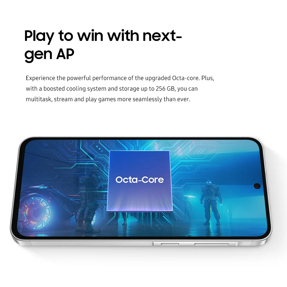 هاتف Samsung Galaxy A56 5G الذكي 128GB 256GB NFC 120 هرتز شاشة Super AMOLED IP67 Exynos 1580 5000mAh