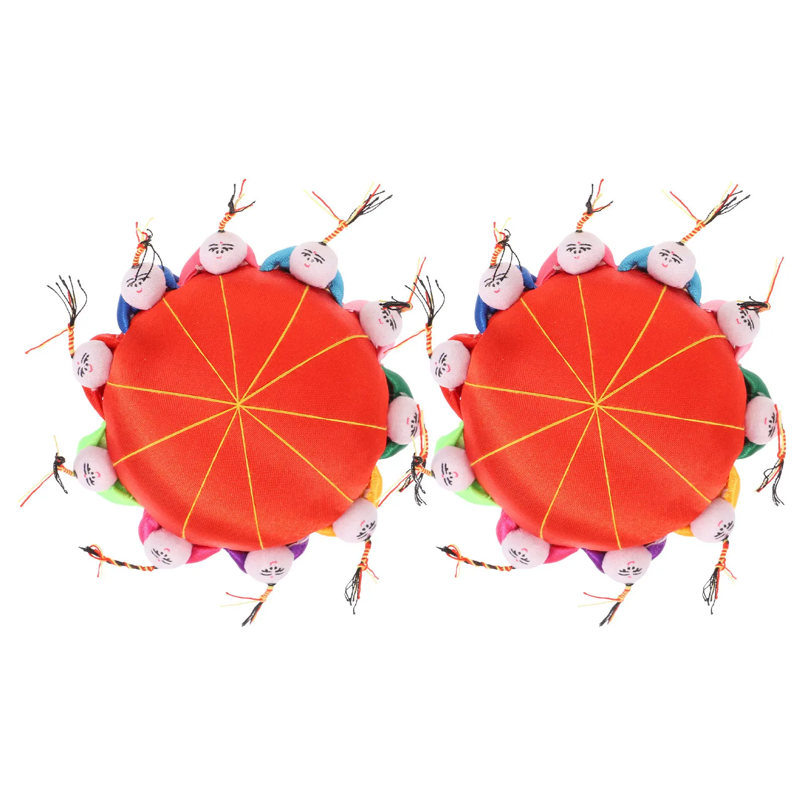 

2Pcs Vintage Style Sewing Needle Holder Pin Cushion Oriental Needle Storage Pillow for DIY Sewing Tools Craft Supplies