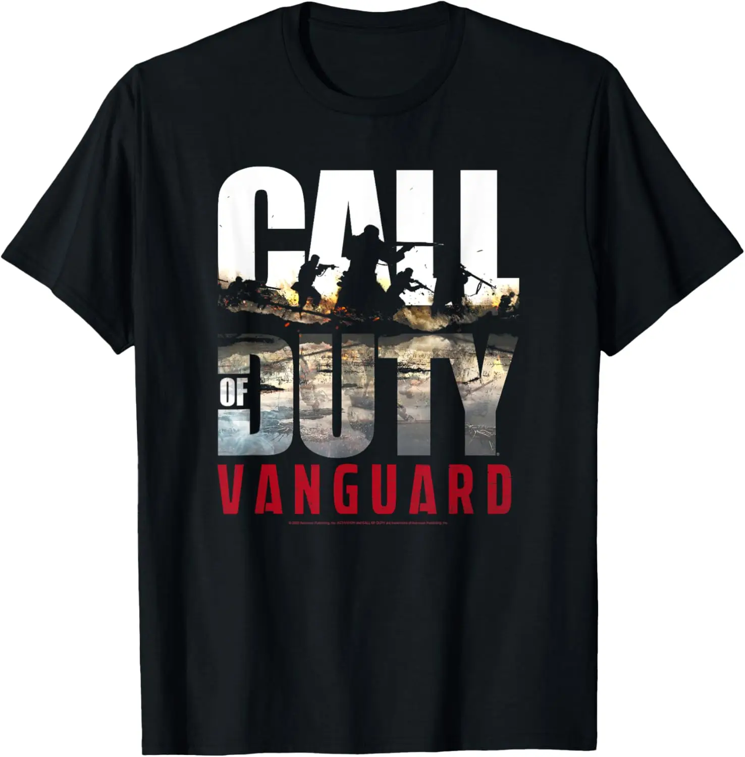 Call of Duty: Modern Warfare 2 Nvg ON 87% Red Logo T-Shirt