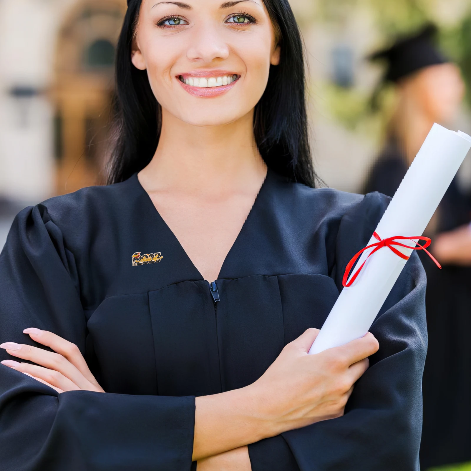 

4pcs 2025 Graduation Brooch Pins Doctor Cap Lapel Class Of 2025 Brooches Congrats Graduation Badges Memory Brooch Party Favors