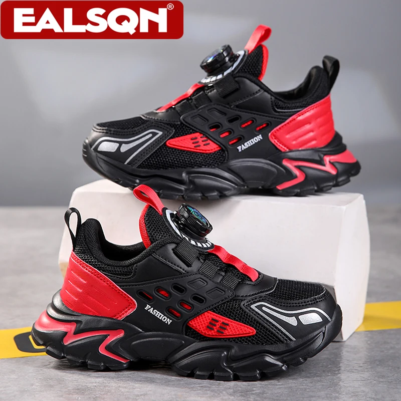 

New Anti-skid Breathable Mesh Kids Sneakers for 5-16Years Boy Casual Walking Spring&Summer Outdoor Children Sport Shoes