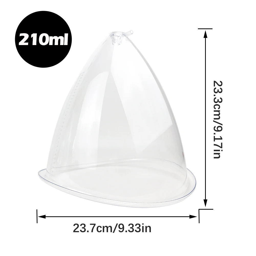 21 cm Size Buttock Sucker Vacuum Stimulator Cups Breast​ Enlargement Pump Cupping Accessories