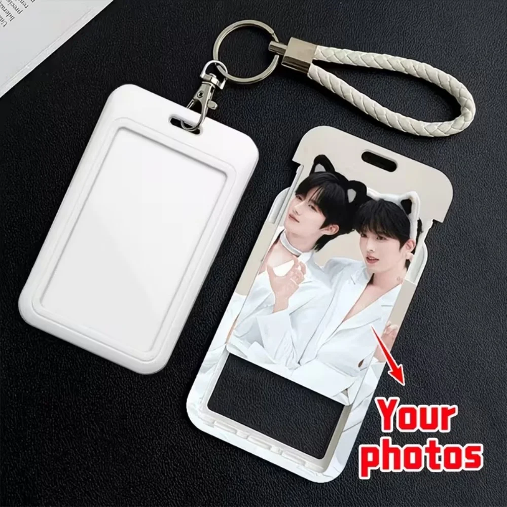Customised DIY Personal Photo Acrylic Card Holders Bank Card and Credit Card Protect Case ID Card Student Pass Elegant Keyring