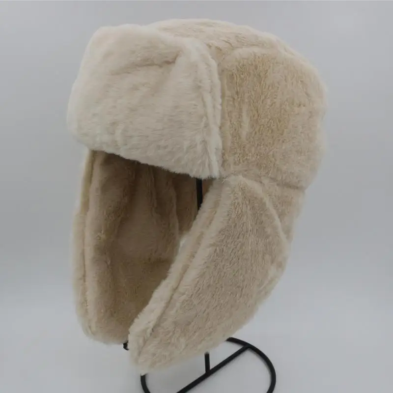 Winter Trapper Hat Aviator Hat With Ear Flaps, Windproof Ski Cap Warm Cycling Hat Winter Trapper Aviator Trooper Earflap