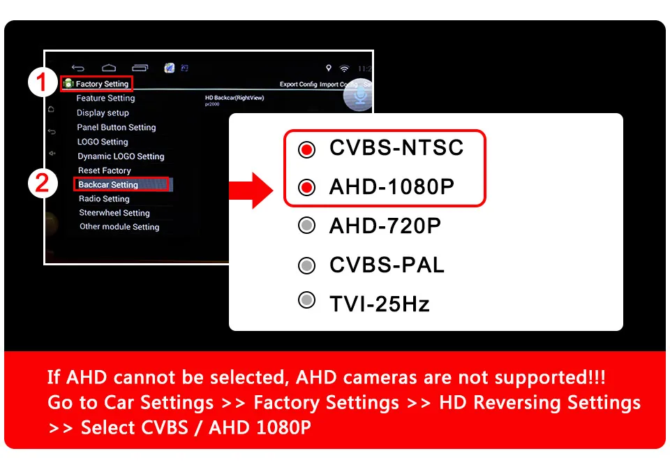 AHD 1080P 180 Grad Auto Reverse Kamera Für Audi A1 A3 A4 Fahrzeug Für VW Skoda Octavia A5 A7 3 Superb Schnelle Yeti Fabia 2 Roomster – Detail 3