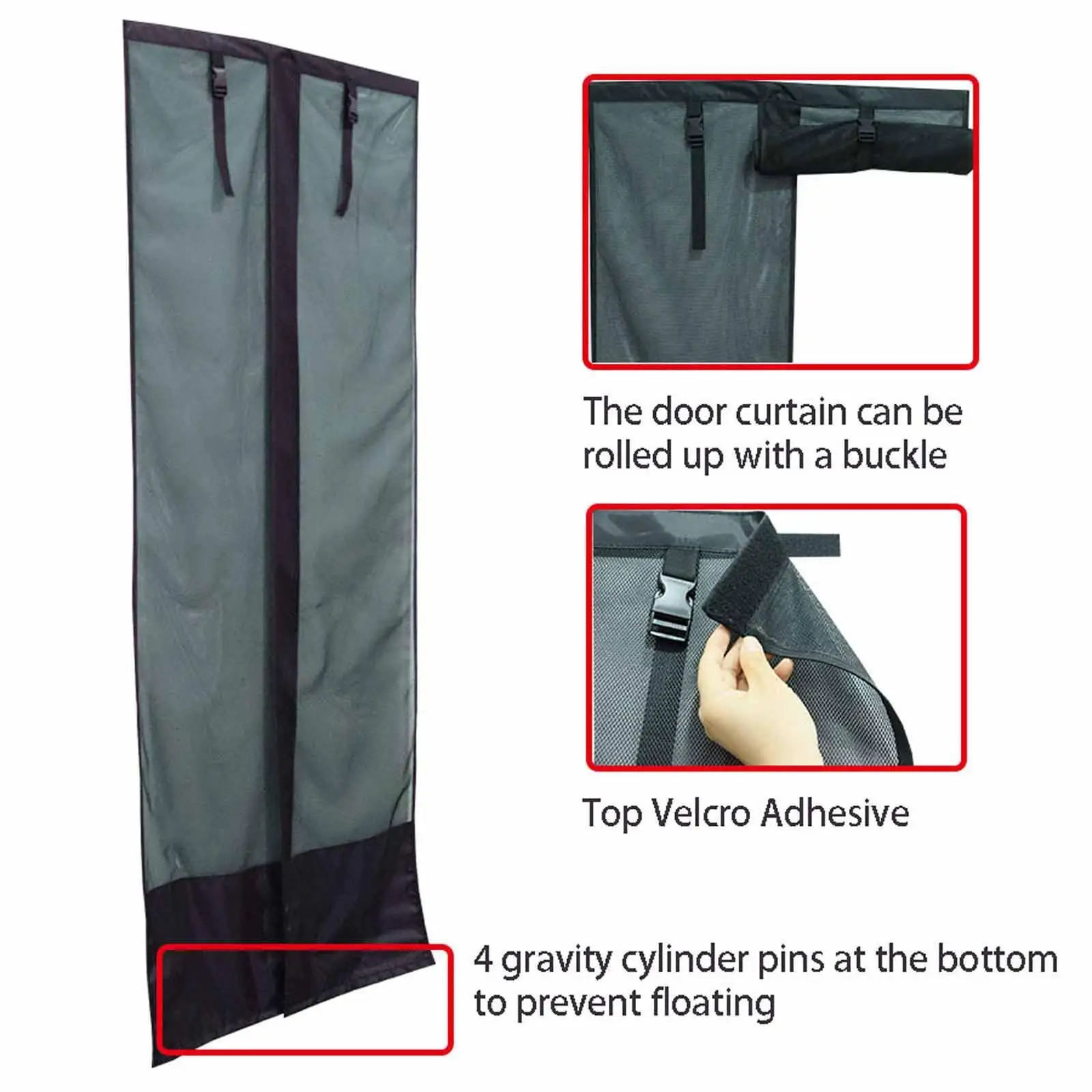 

Breathable Mesh RV Door Curtain Sun Protection Vehicle Accessory for Outdoor Camping Travel