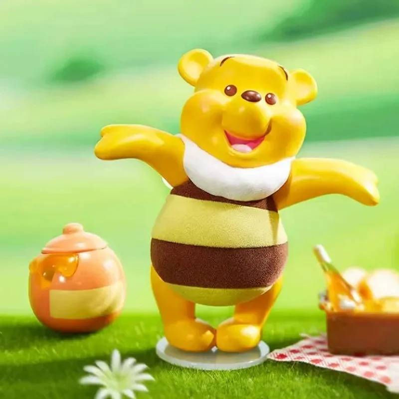 Authentic MINSO Disney Winnie The Pooh Friends Party Theme Collectible Figure Gift Trendy Blind Box Toy Collectors Item