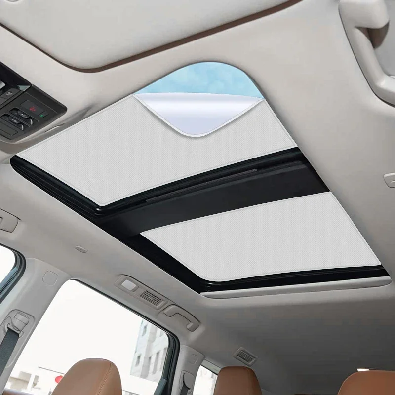 

Car Anti-uv Electrostatic Adsorption Sunroof Sunshade Suede Fabric Auto Heat Insulation Skylight For Nissan PATHFINDER 2024-2026