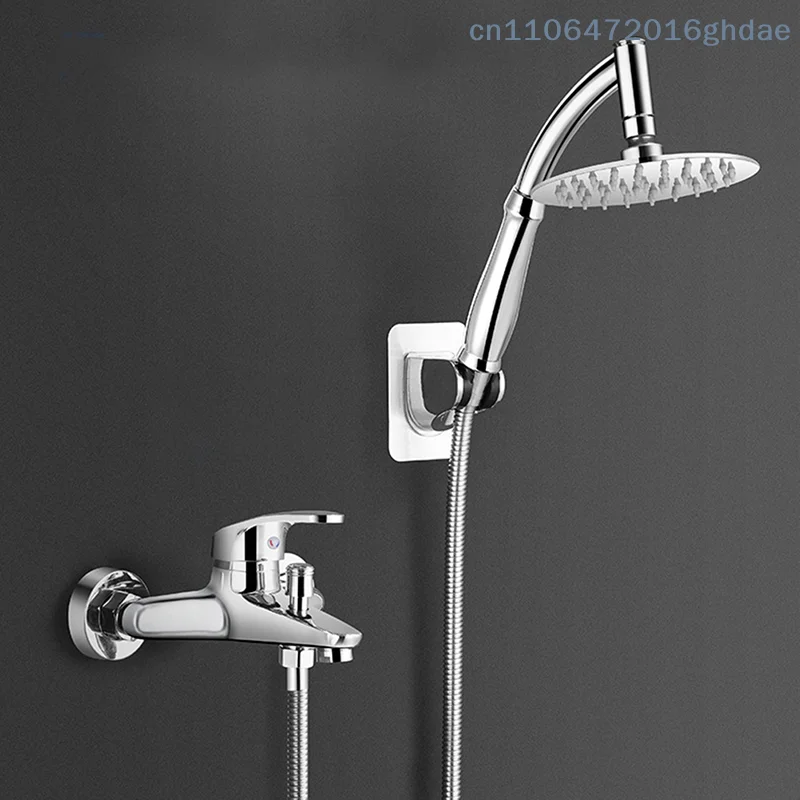 

（Summer6）Shower Head Extension Arm Hand Hold Adjustable Extender Angled Shower Arm Kit Chrome Sprinkle Parts For Bathroom