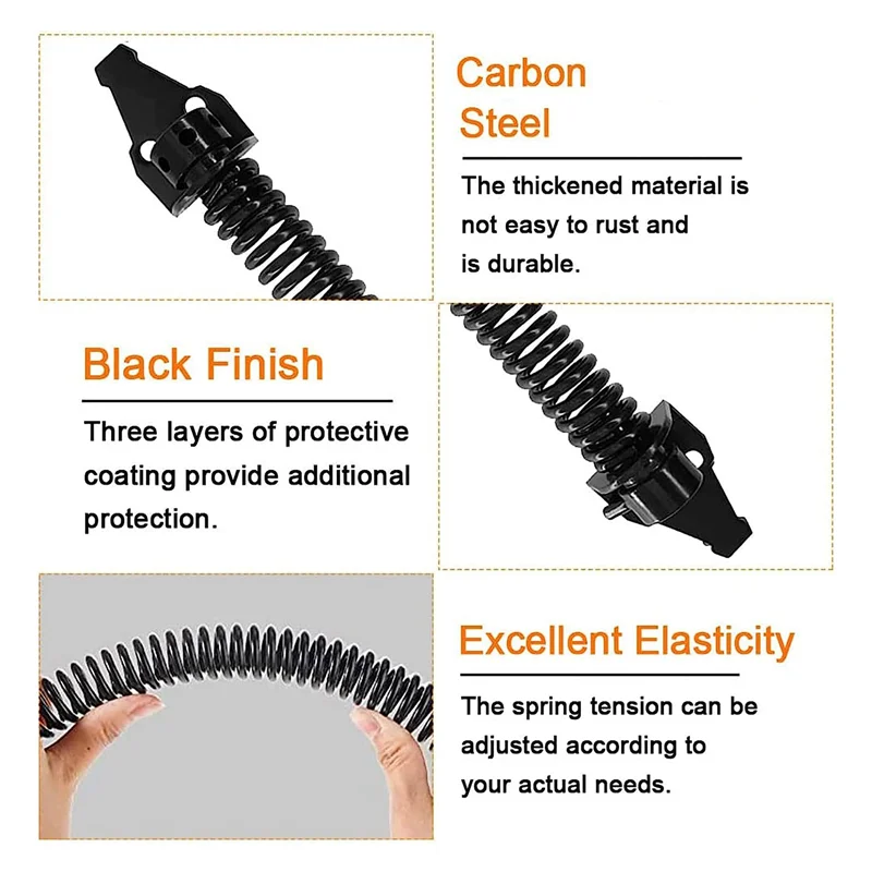 A76I-Mola de tensão ajustável porta mais perto automático porta mais perto molas porta mais perto com 4 parafusos
