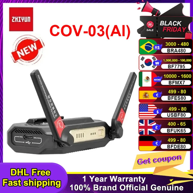 ZHIYUN TransMount Image Transmitter cov-04 cov-03 AI 1080P HD Transmission  WEEBILL S crane 2s 3s Stablizer Canon for Sony Camera - AliExpress 44