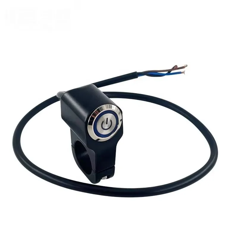Tech China 22 MM Indicator Light-Motorcycle Handlebar Switch for Motorcycle 12V 10A Motorcycle Handlebar Switch