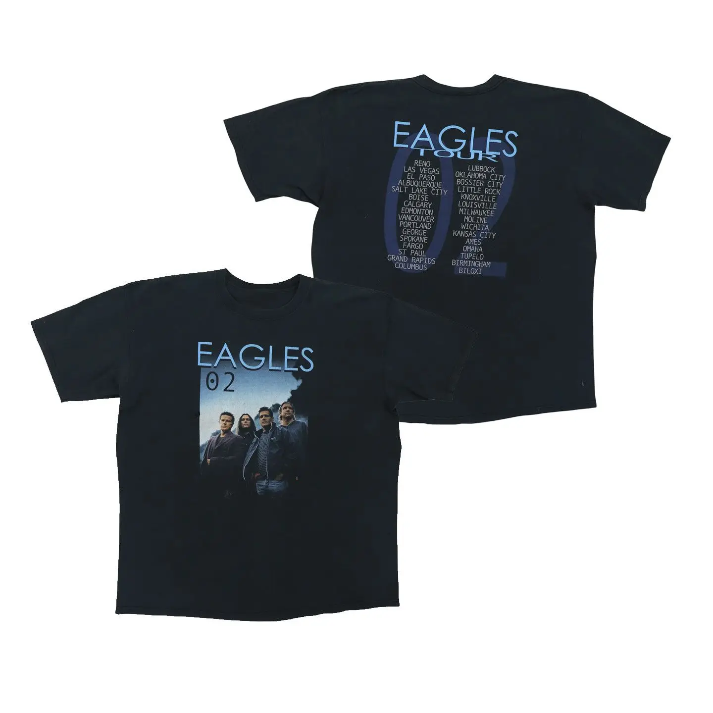 

Eagles Album The Long Run American High Street Loose Rock Man T-shirt Short-sleeved