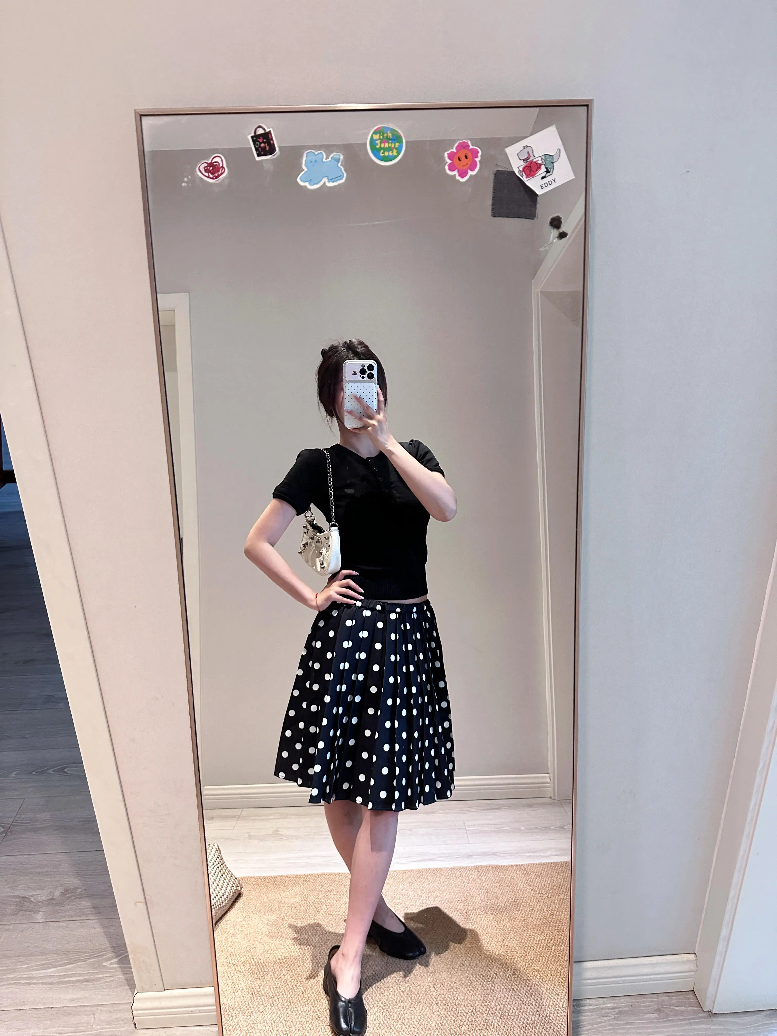 Retro Black Polka Dot Halter Neck  Dress Women's Summer Casual High Quality Pleated Skirt City Commute Daily Travel