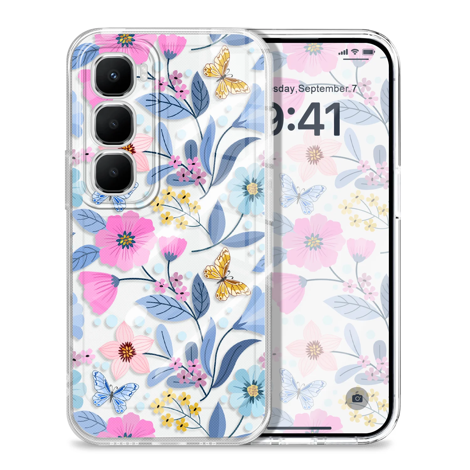 

Vitality Flower Transparent Phone Case For Infinix Note Hot 60 50 40 30 20 10 Play GT Pro Plus Soft TPU Cover