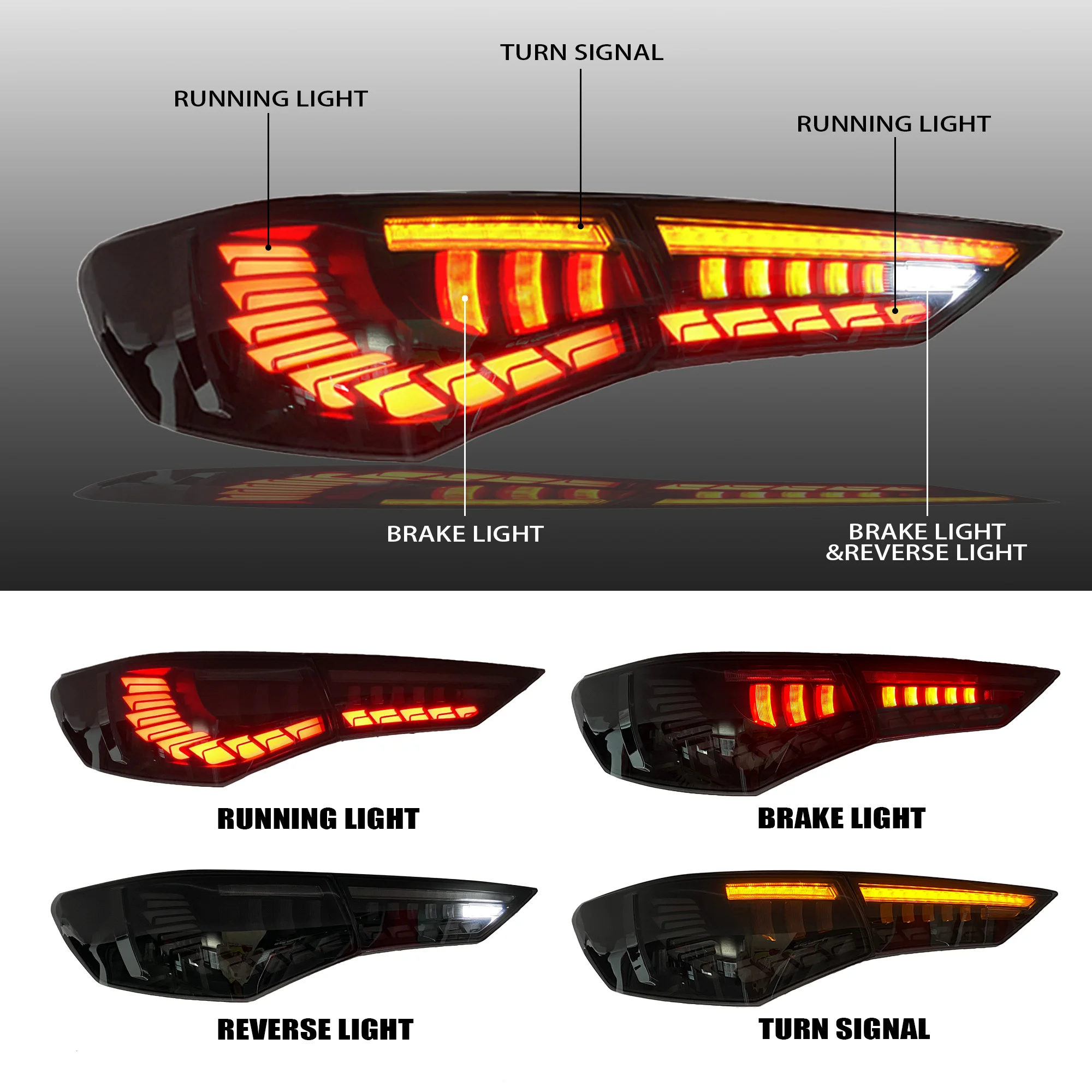 

2020-2023 Led Tail Lamp For Nissan Sylphy Sentra LED Tail Lights New Rear Lamp Assembly Auto Parts For Cars