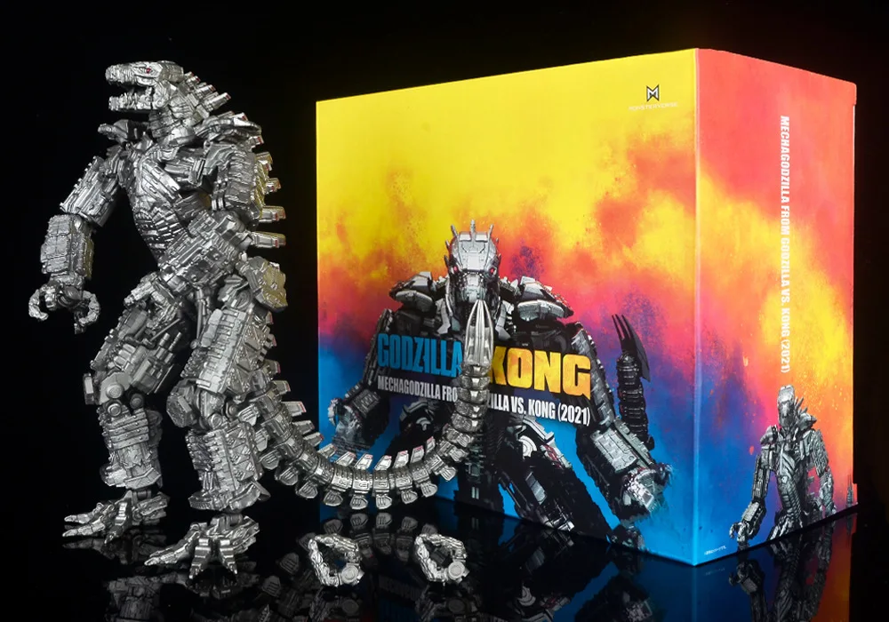 SHM 2021 Movie Version Godzilla VS. Kong Mechagodzilla From Godzilla VS. Kong PVC Action Figure Kids Gift 20cm