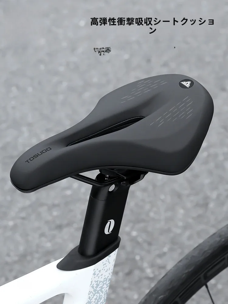 タスキャプテン高密度ロードバイクシートクッションマウンテンバイクサドルパッド抗臀部痛衝撃吸収通気性バイクパーツ