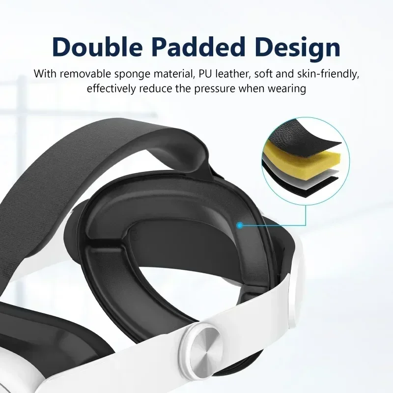 

Upgrade Adjustable Head Strap For Quest 3 Replacement Headband Elite Strap Headwear For Oculus Quest 3 VR Accessories