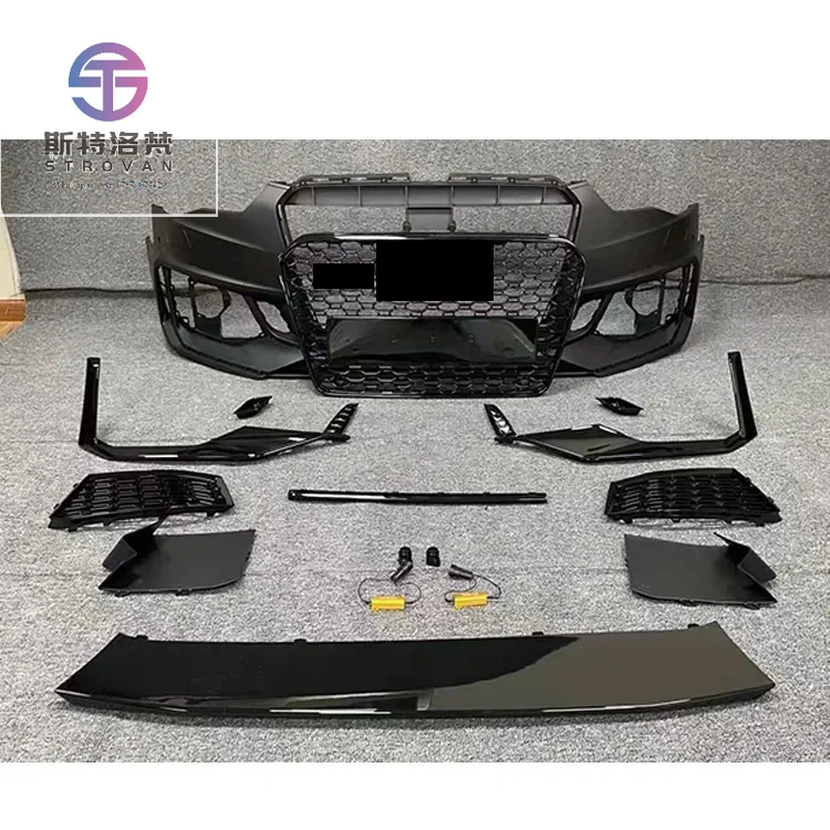 

Front Bumper with Grill with ACC for A5 S5 B8.5 Facelift RS5 Bodykit Car Bumper RS5 B8.5 Upgrade to B9 2013 - 2016