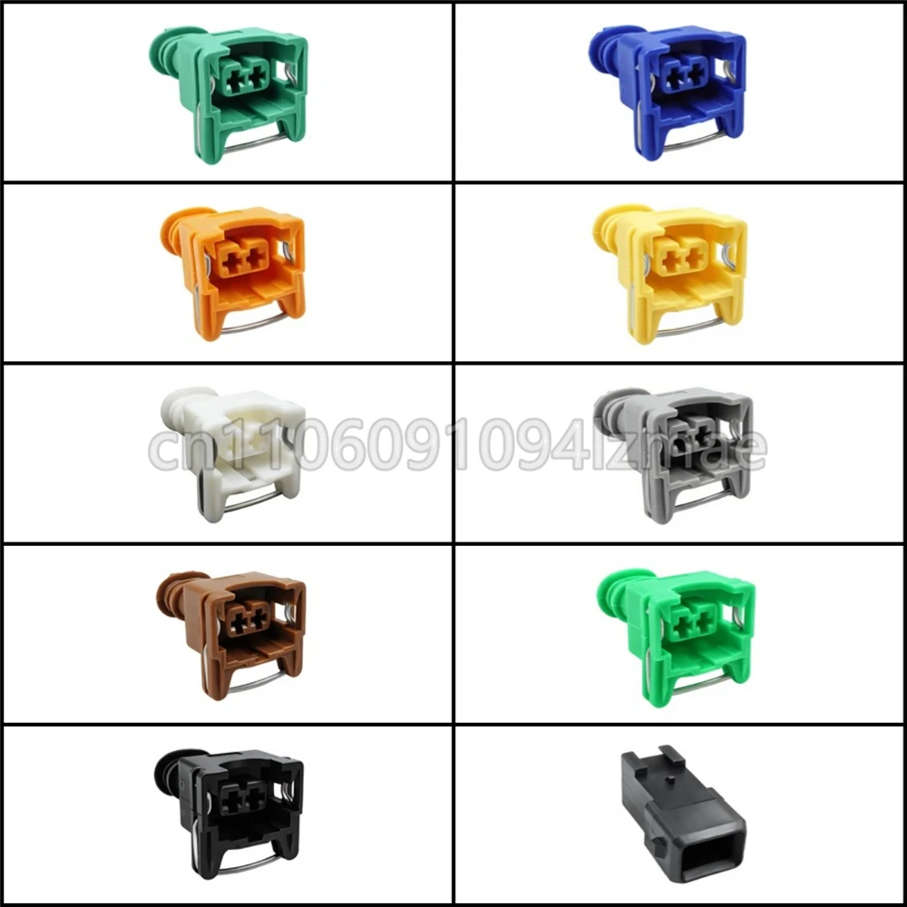 2 Pin EV1 Junior Power Timer JPT Jetronic Kits Fuel Injector Plug Connector Auto Female Male Socket For Car 282189-1 282762-1