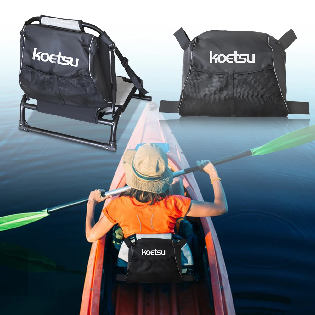 

Сумка-чехол для каякового кресла с ремнями, большая вместительная сумка для каяка с сетчатым карманом для использования на открытом воздухе