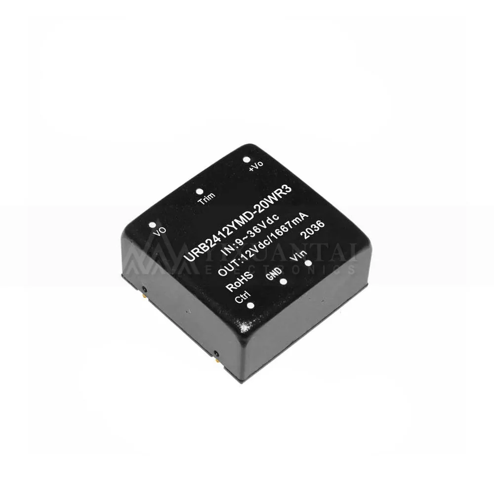 URB2412YMD-20WR3 URB2412YMD URB2412 24V to 12V 1.67A20W stabilized single output DC-DC power module