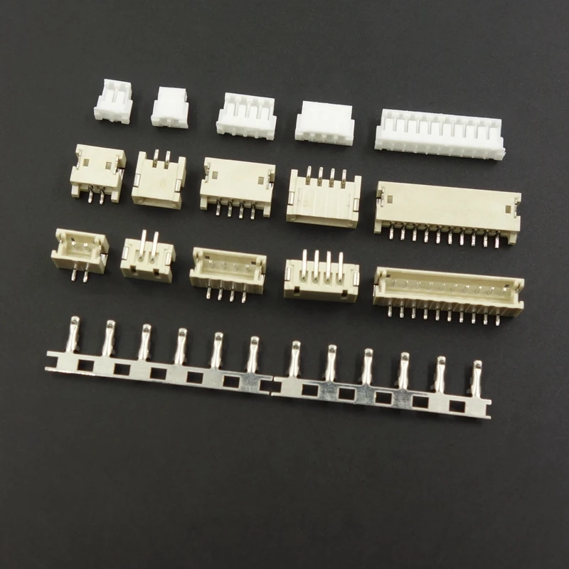 10sets ZH1.5 2/3/4/5/6/7/8/9/10 Pin Connector 1.5MM Pitch Vertical / Horizontal SMD Pin Header + Housing + Terminal