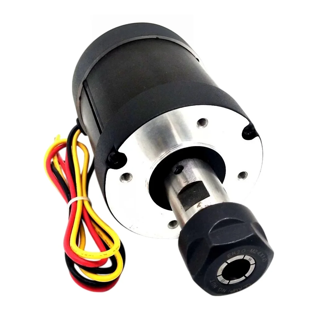 900W ER20 2N.m 6000rpm CNC Brushless DC Spindle Motor 220V AC With Driver CNC Controller Kit For Metal Router Milling