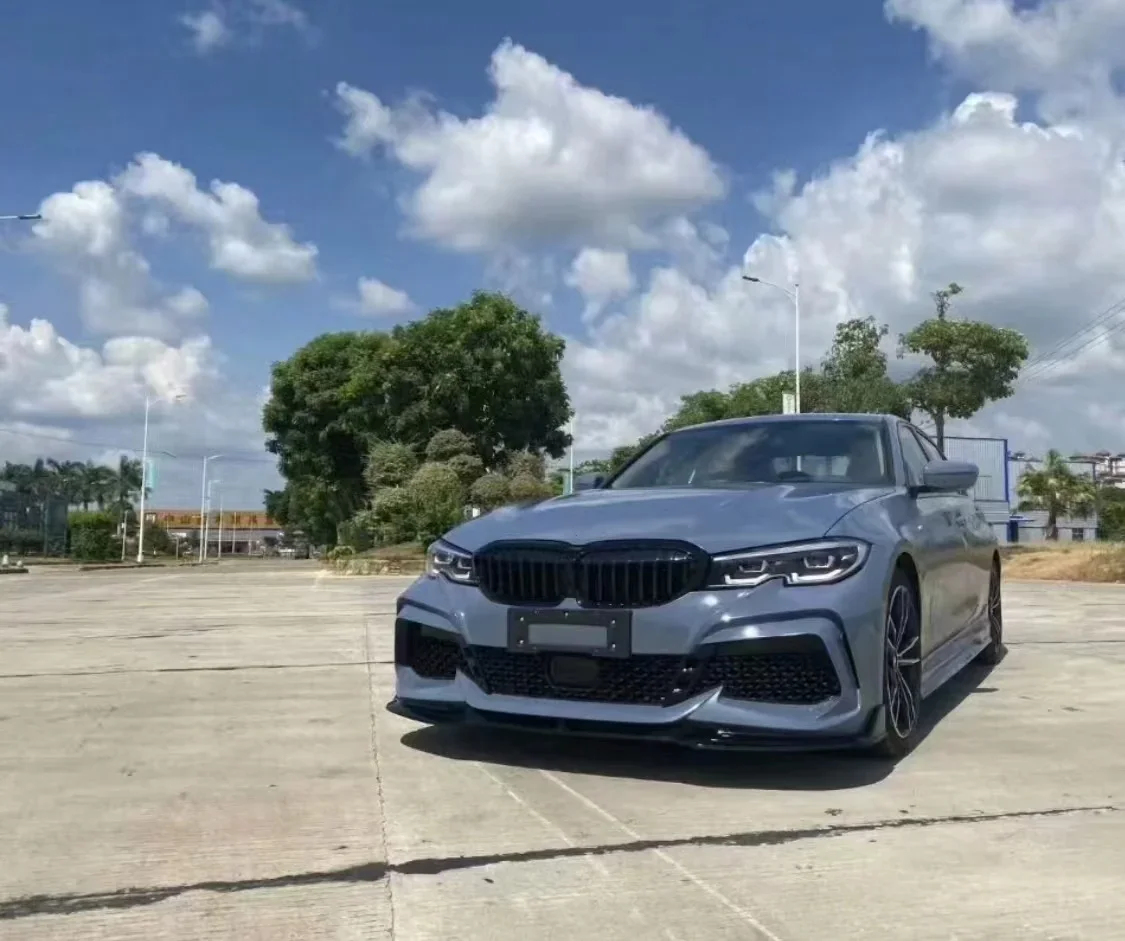 Large Surround Front Bumper Rear Lip Rear Wing Side Skirt Body Kit for 3 Series G20 YOFER GS380